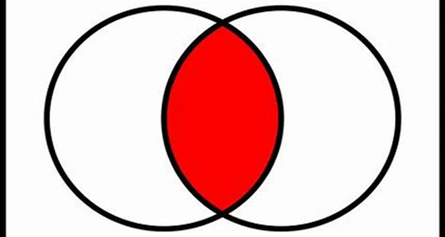 To sirkler som overlapper - for å illustrere partnerskap