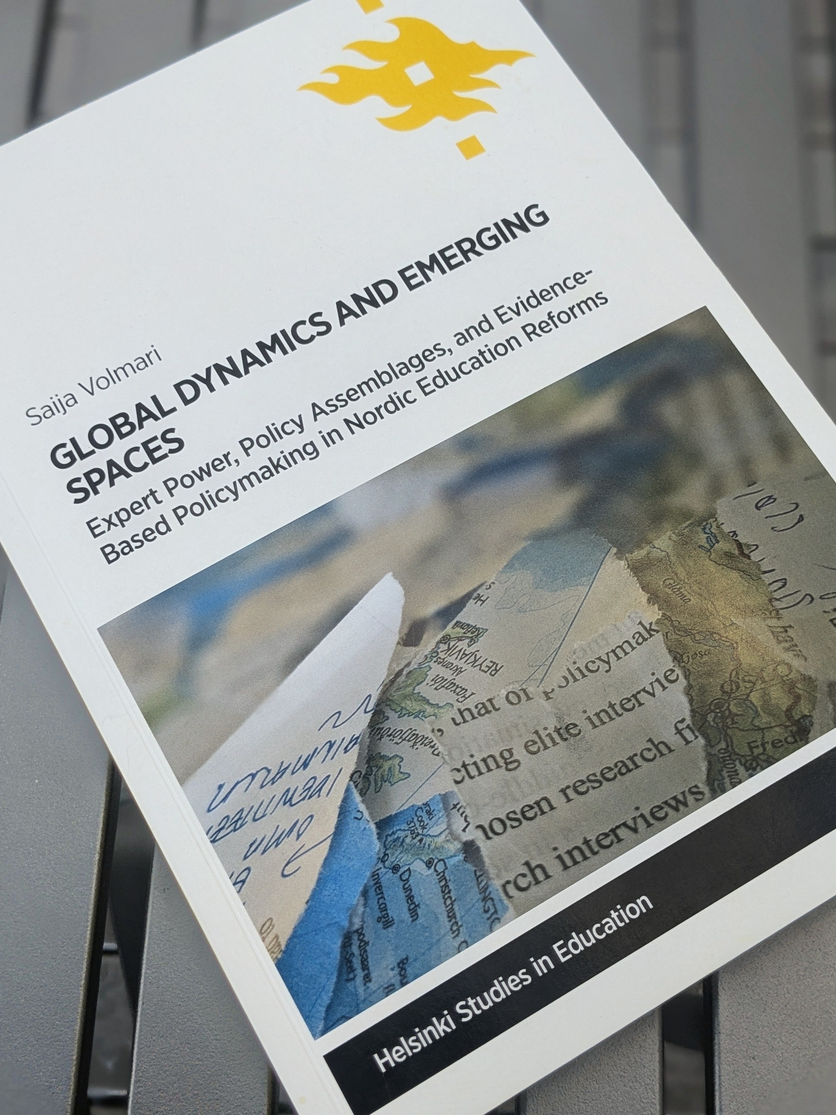 Picture of the front page of the Doctoral dissertation by the author