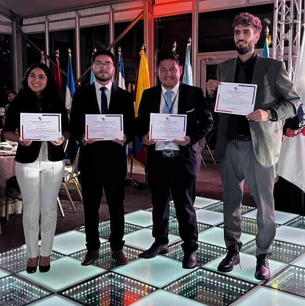 Students with their Diploma