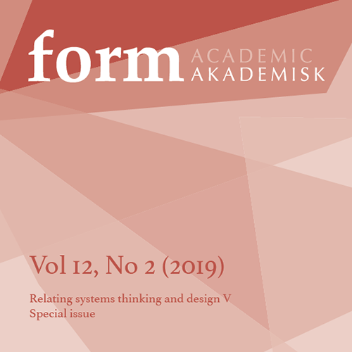 					Se Vol 12 Nr. 2 (2019): Relating systems thinking and design V. Special issue.
				